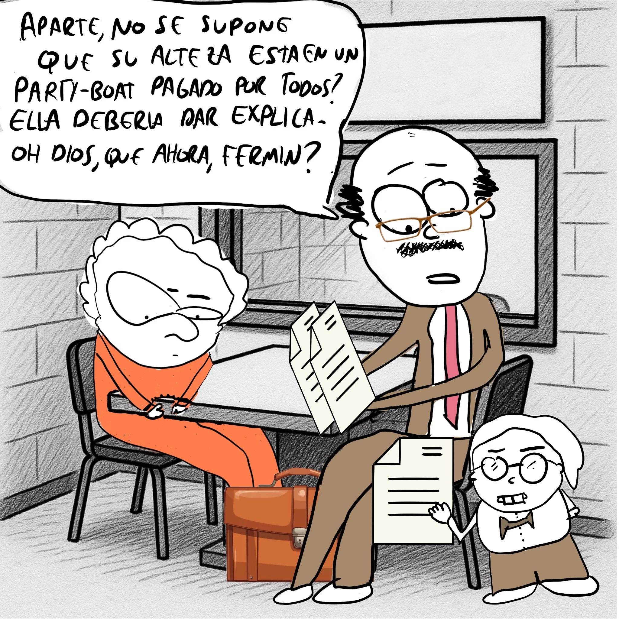 el abogado y la realeza